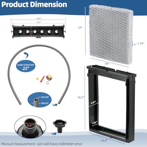 4839 Humidifier Maintenance Kit with 35 Water Panel for Aprilaire Parts