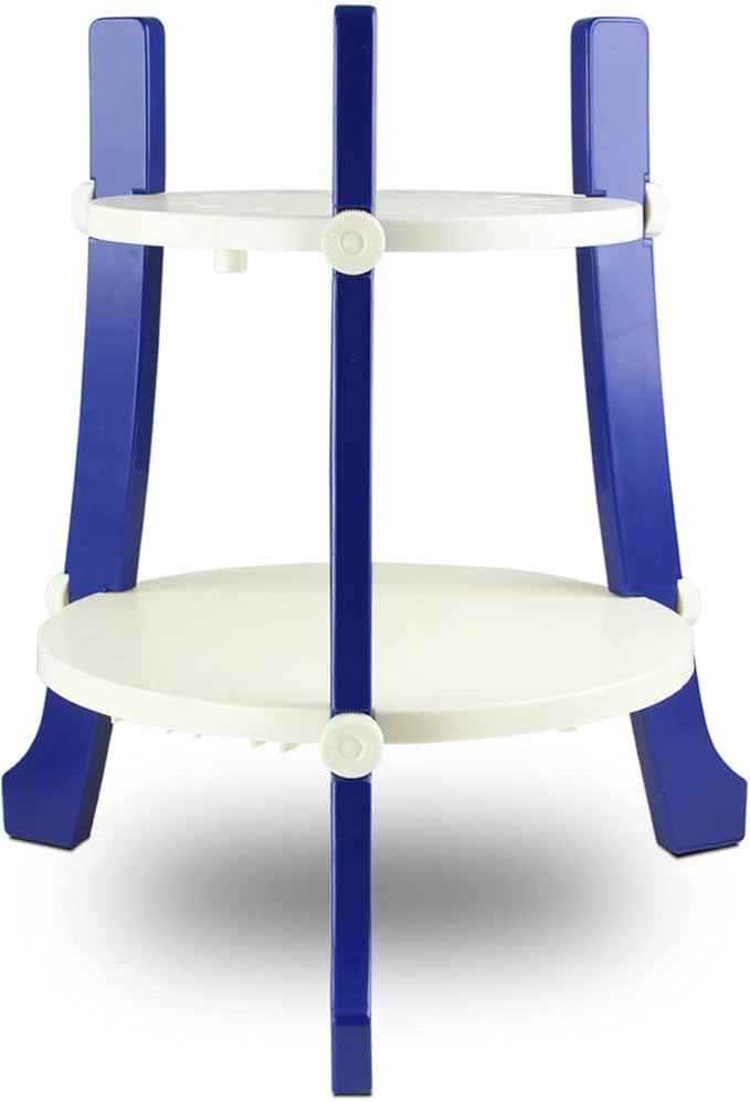 Dolphin 5 Gallon Water Bottle Stand, Drink Dispenser Cooler Stand, Storage Rack Holder, Holds 2 to 6 Gallon Bottles, Resistant to Rust, Corrode, Perfect for Camping, Hiking, Office, Home, Sport Events