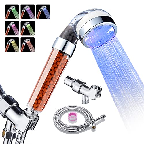 Led Shower Head Set With Light