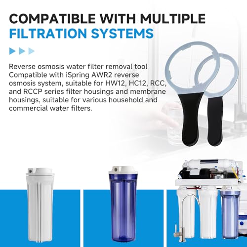 Metal Water Filter Wrench Compatible with iSpring AWR2
