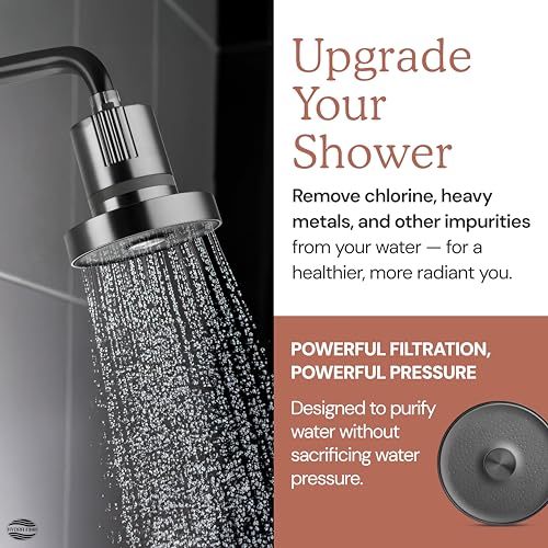 Filtered Shower Head for Hard Water
