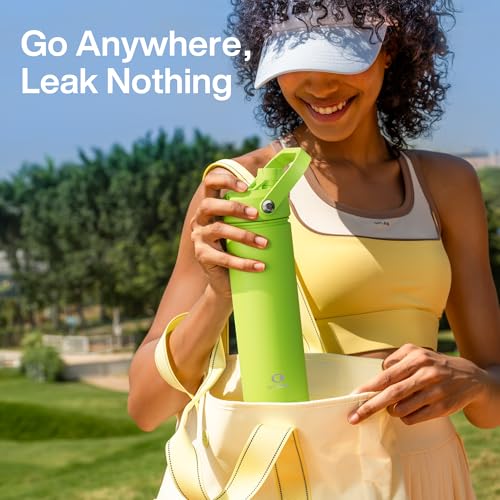 Insulated Water Bottle with Straw Stainless Steel Water Bottle