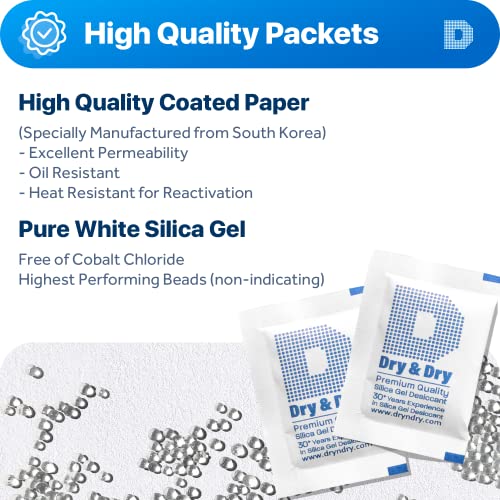 5 Gram [500 Packets] Silica Gel Packets Silica Gel Desiccants
