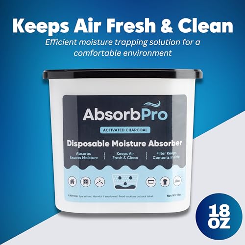 Charcoal Moisture Absorber Tub 18 oz (3 Count)