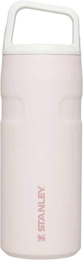Stanley IceFlow Cap and Carry Water Bottle | Wide Mouth Twist Lid | Lightweight & Leakproof for Travel & Sports | Insulated Stainless Steel | BPA-Free