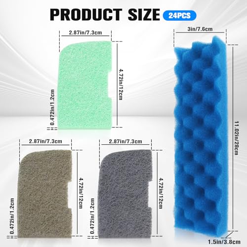 Filter Media compatible with Fluval 406 (40 Count)