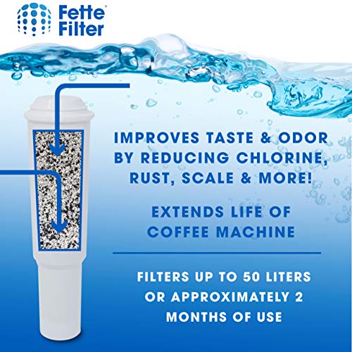 Coffee Water Filters Compatible with Jura Clearyl White 64553 (4 Count)