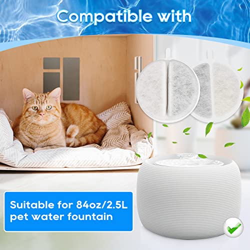 12 Set Cat Water Fountain Filter for 84oz (30 Count)