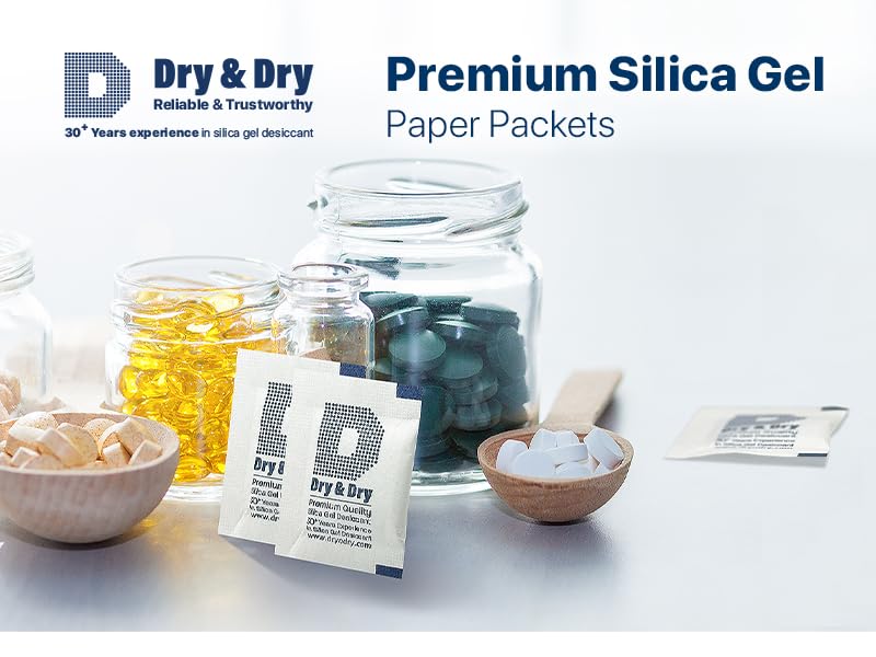 2 Gram [500 Packets] Silica Gel Packets Desiccants