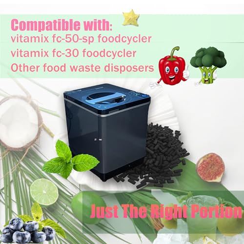 4PCS Activated Charcoal Refills for Vitamix FC (4 Count)