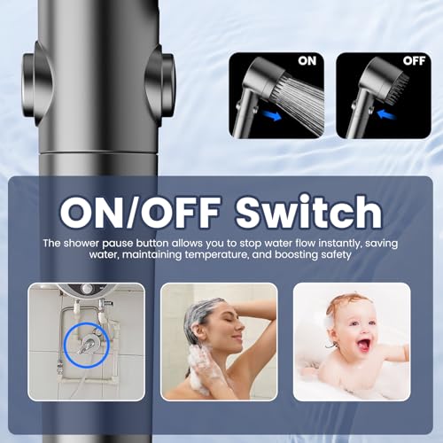 Filtered Shower Head with Handheld