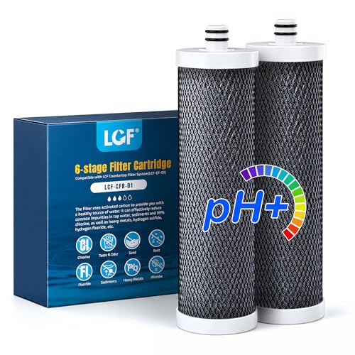 Upgraded] LCF Alkaline Replacement Filter (2 Count)