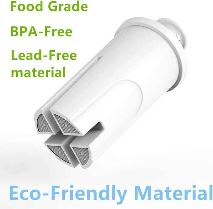 Pack of 3 Water Filter Replacement fo Brita® Filters Water Filter pitcher,Dispensers,NSF Certificated Pitcher Water Filter,Compatible with Brita® Classic OB03®, Mavea® 107007, 35557,BPA free