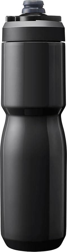 CamelBak Podium Steel Insulated Stainless Steel Bike Water Bottle Black, 22oz