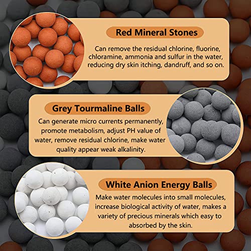 Turbo Shower Head Filter with Minerals (6 Count)