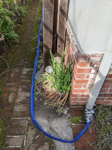 2-1/2 in x 100 ft Pool Backwash Hose Heavy Duty Drain Discharge Vinyl Hoses (100 Foot)