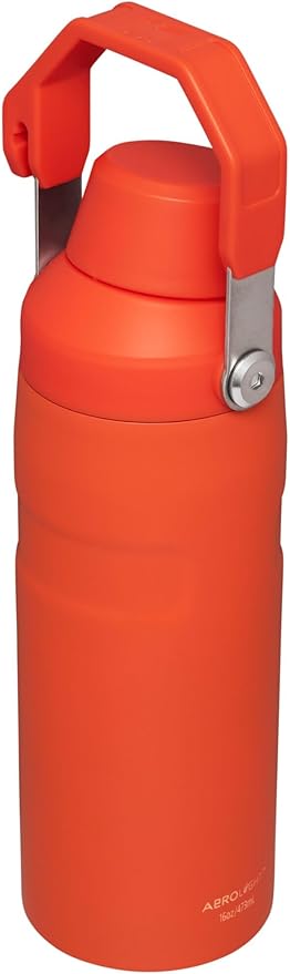 Stanley IceFlow Fast Flow Water Bottle | Angled Spout Lid | Lightweight & Leakproof for Travel & Sports | Insulated Stainless Steel | BPA-Free