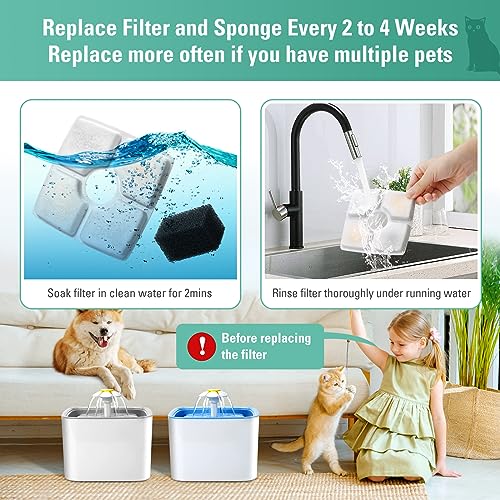 4 Pack Replacement Filters & Pre