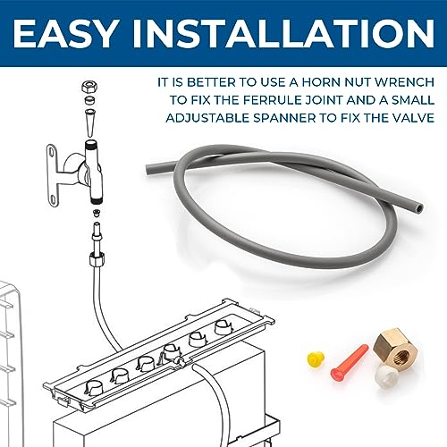 4335 Feed Tube with Sleeve Nut for Aprilaire 400 500 600 Series Humidifiers