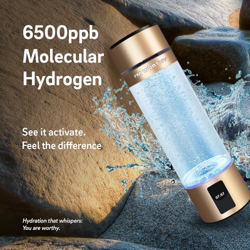 Portable Hydrogen Water Bottle Generator