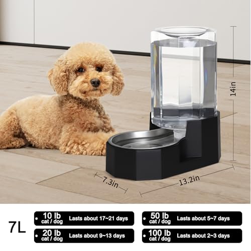 7L Gravity Dog Water Dispenser