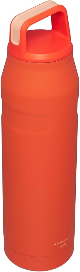 Stanley IceFlow Cap and Carry Water Bottle | Wide Mouth Twist Lid | Lightweight & Leakproof for Travel & Sports | Insulated Stainless Steel | BPA-Free