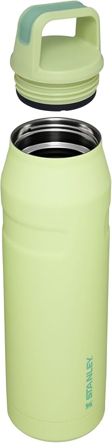 Stanley IceFlow Cap and Carry Water Bottle | Wide Mouth Twist Lid | Lightweight & Leakproof for Travel & Sports | Insulated Stainless Steel | BPA-Free