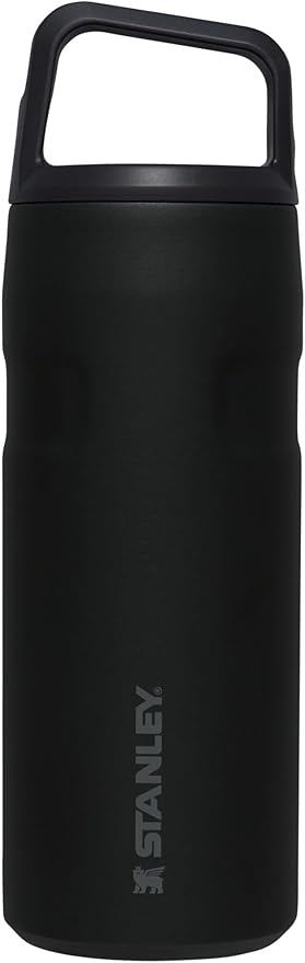 Stanley IceFlow Cap and Carry Water Bottle | Wide Mouth Twist Lid | Lightweight & Leakproof for Travel & Sports | Insulated Stainless Steel | BPA-Free