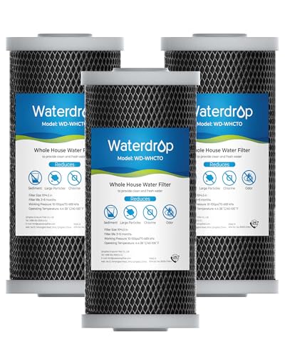 Whole House CTO Carbon Sediment Filter for GE® FXHTC (3 Count)