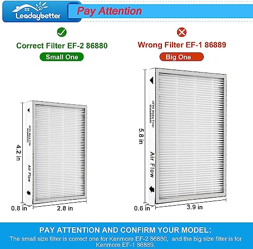 4 Pack for Kenmore EF (4 Count)