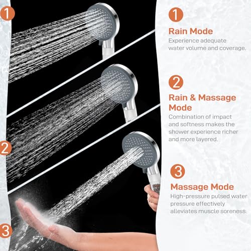 Filtered Handheld Showerhead with Shower Holder Set