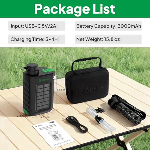 Electric Portable Water Filter with Reusable 0.01 Micron Filter for Camping (2 Count)