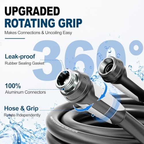 Garden Water Hose 200ft x 5 (200 Foot)