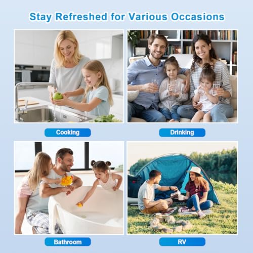 UF33 0.01μm Ultra Filtration Under Sink Water Filter System 6 Stages Under Counter Water Filter Direct Connect to Kitchen Faucet
