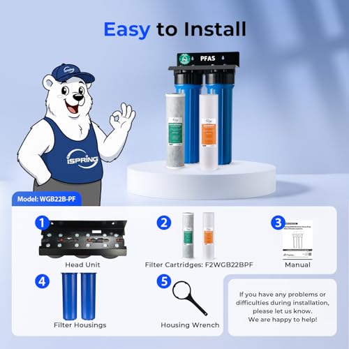 PFAS Reducing Whole House Water Filter System