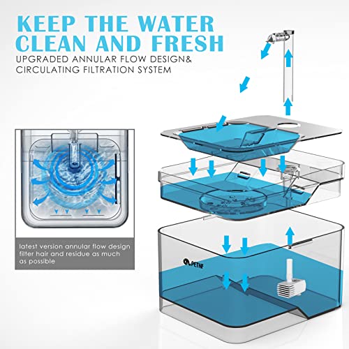 Blue Pet Water Fountain