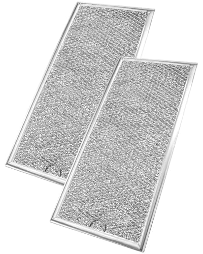 2 Pcs Microwave Grease Filter Fit for GE JVM6175SF1SS JVM6175SK Series