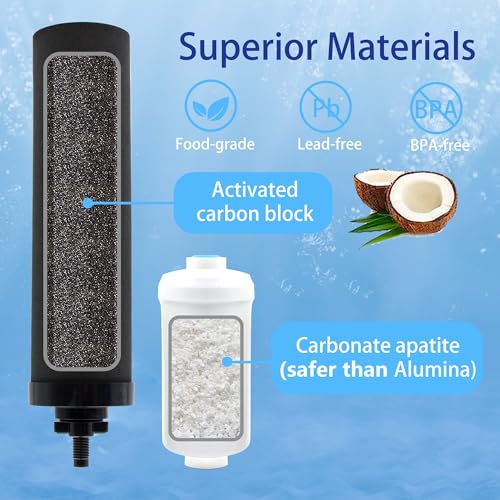 Water Filter Replacement for Berkey® Black & Fluoride Filters (4 Count)