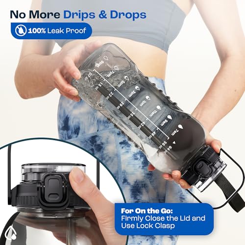 64 oz Water Bottle with Handle