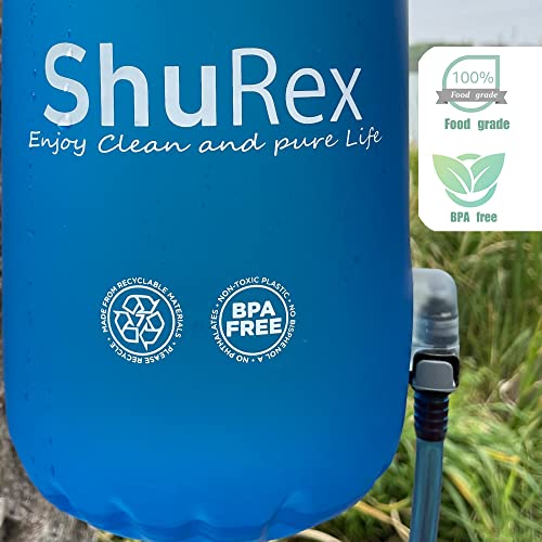 6L Gravity Fed Water Bag for Sawyer Survival Water Filter Straw