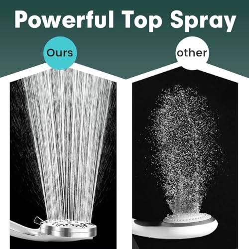 Matte Black Filtered Handheld Shower Head