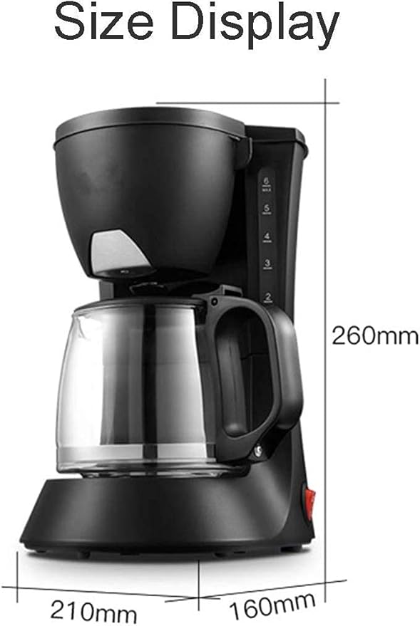 Portable Coffee Machine, Home Office Filter Coffee Machine, Permanent Filter, Water Level Indicator And Anti-Drip System for Making Espresso And Milk Coffee