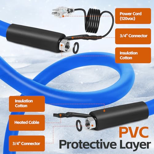 100FT Heated Water Hose for RV