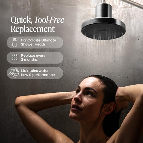 Cold Life Shower Head Replacement Filter Cartridge