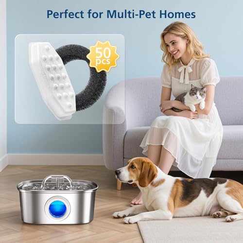 Cat Fountain Filters 50 (50 Count)