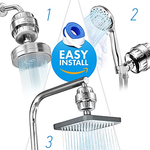 20 Stage Shower Filter with Vitamin C E and A