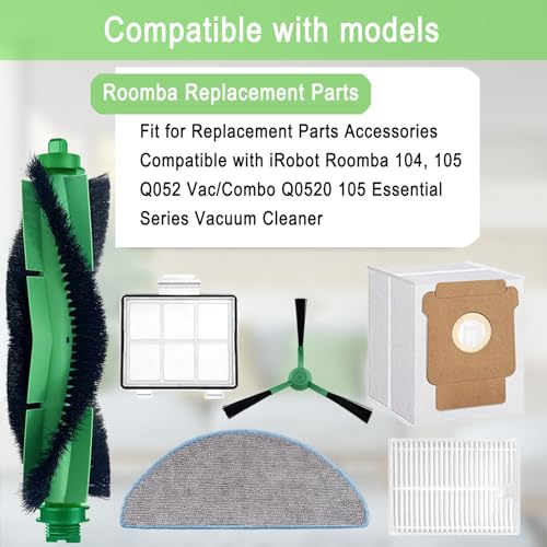 Replacement Parts Accessories Compatible with iRobot Roomba 104