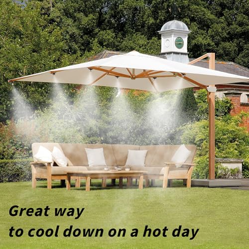 12 Pack Brass Misting Nozzles Outdoor Cooling System (28 Count)