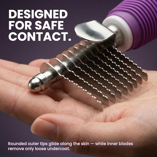 Poodle Dematting Fur Rake Comb Brush for Dogs and Cats