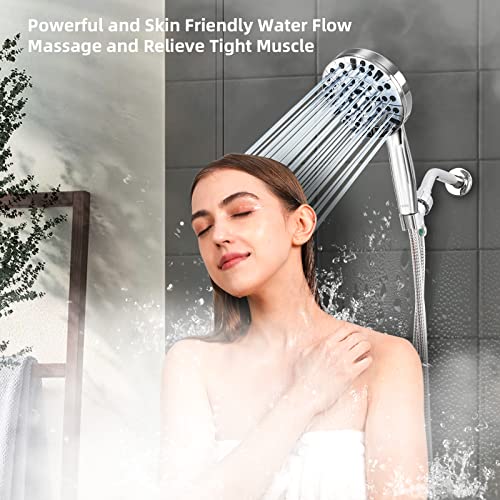 9 Functions High Pressure Shower Head with Handheld